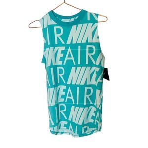 NWT Nike Girls Tiffany Blue Logo Tank XL